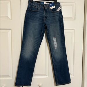 Old Navy Men's Medium Blue Straight Jeans